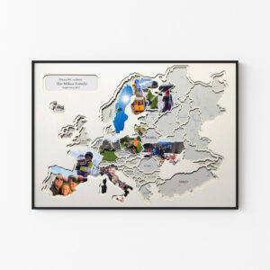 Europe Photo Map – Travel Memories Wall Map