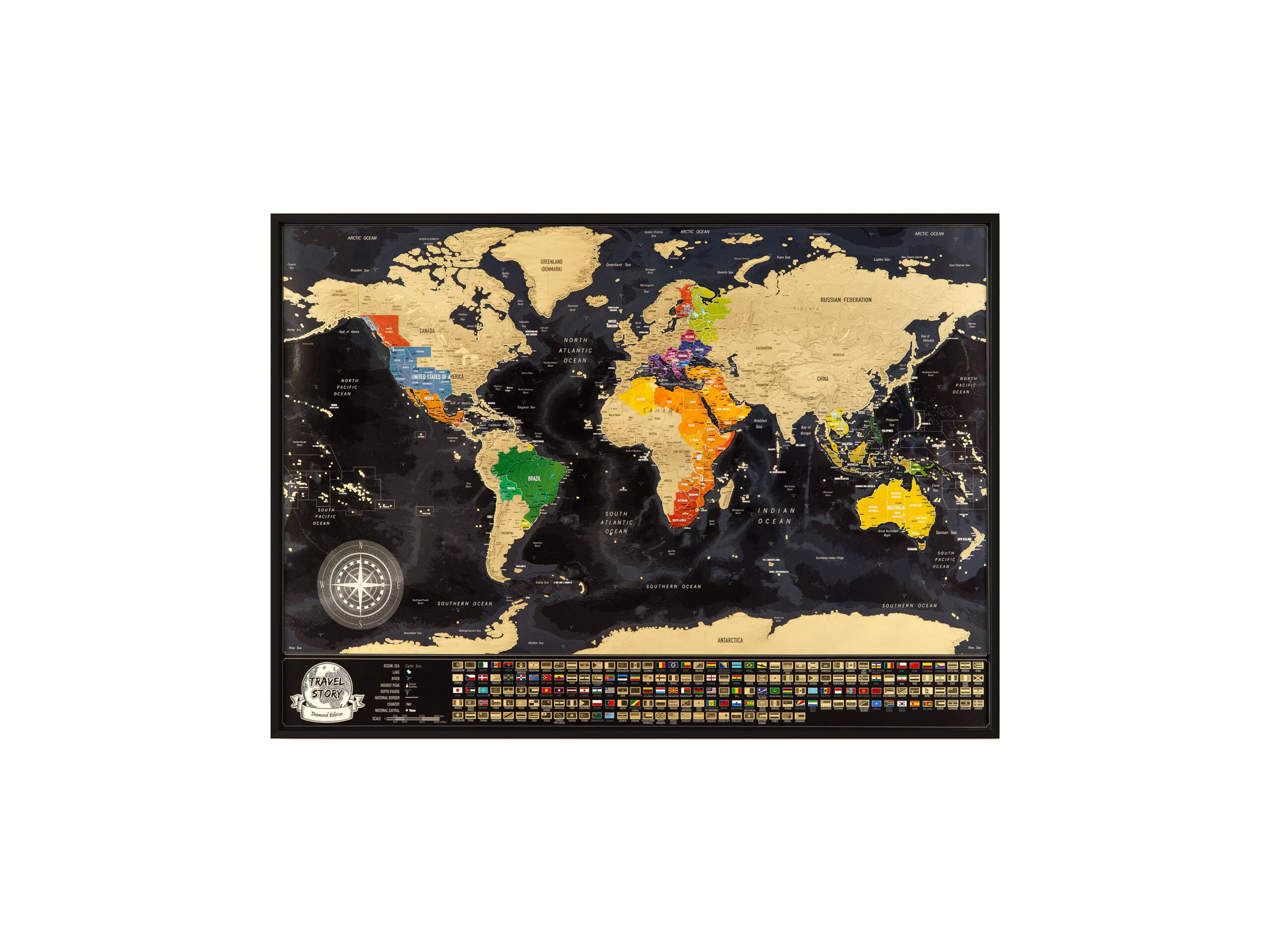 Scratch Map of the World – Travel Tracker Map