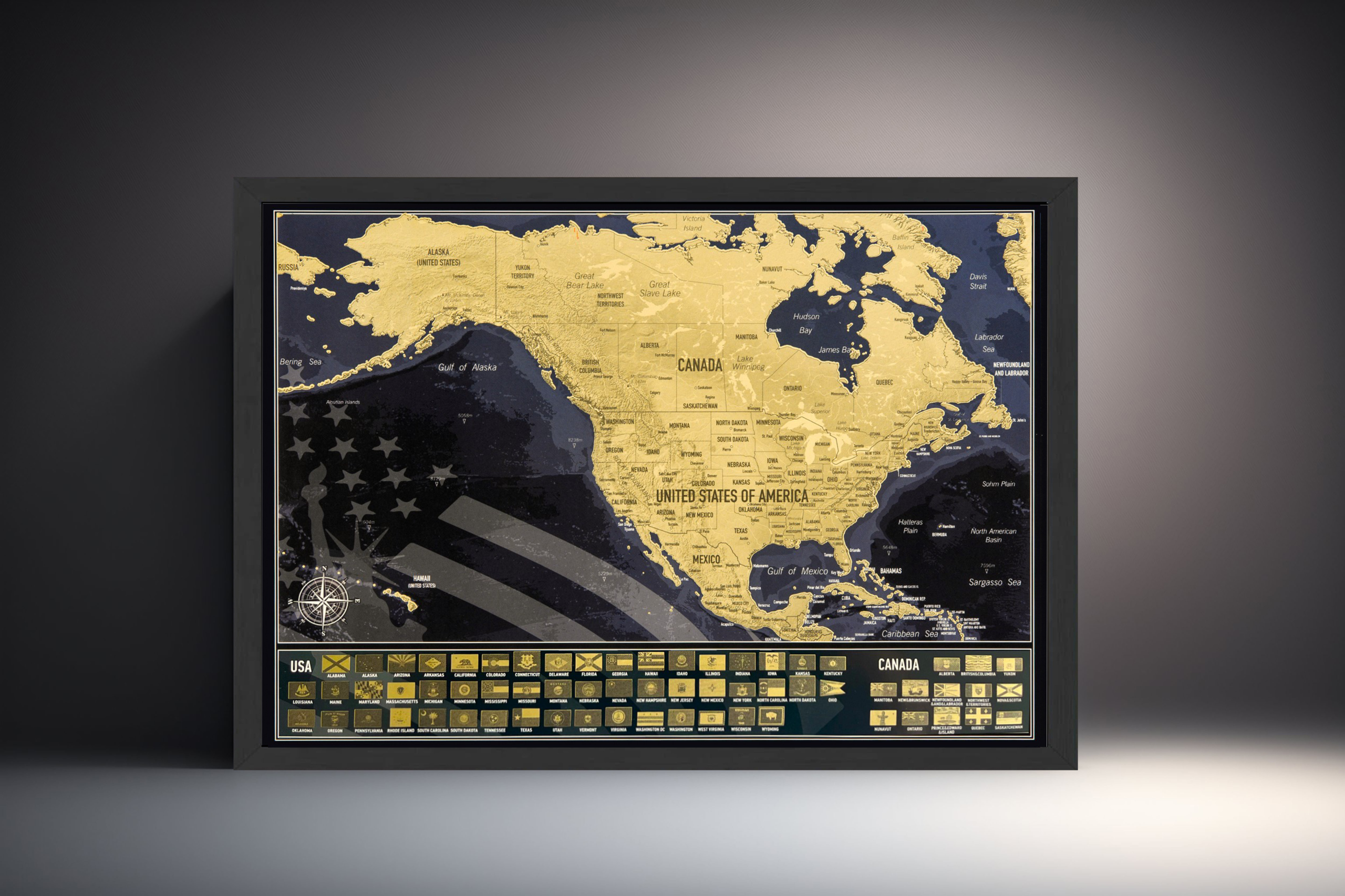 Scratch Map of USA – Travel Tracker Poster - Image 5