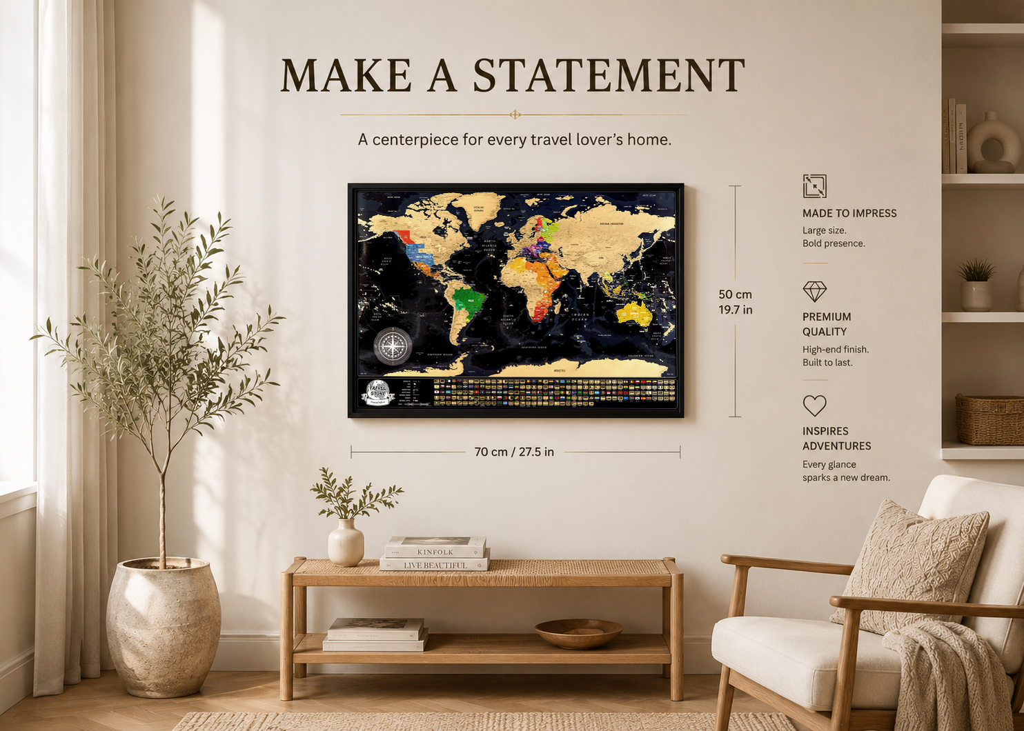 Scratch Map of the World – Travel Tracker Map - Image 5