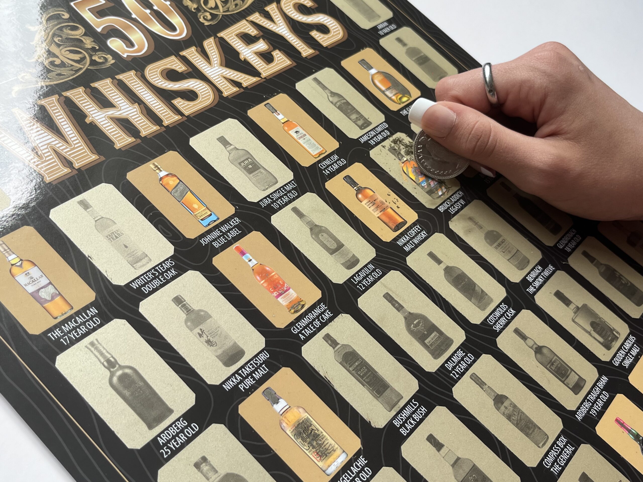 Best 50 Whiskeys Poster – Whiskey Tasting Bucket List Wall Art - Image 7